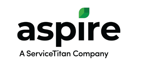 Logos of technology partners including Aspire landscape management software