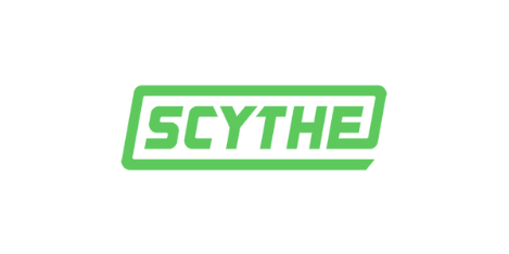Logos of technology partners including Scythe Mowers