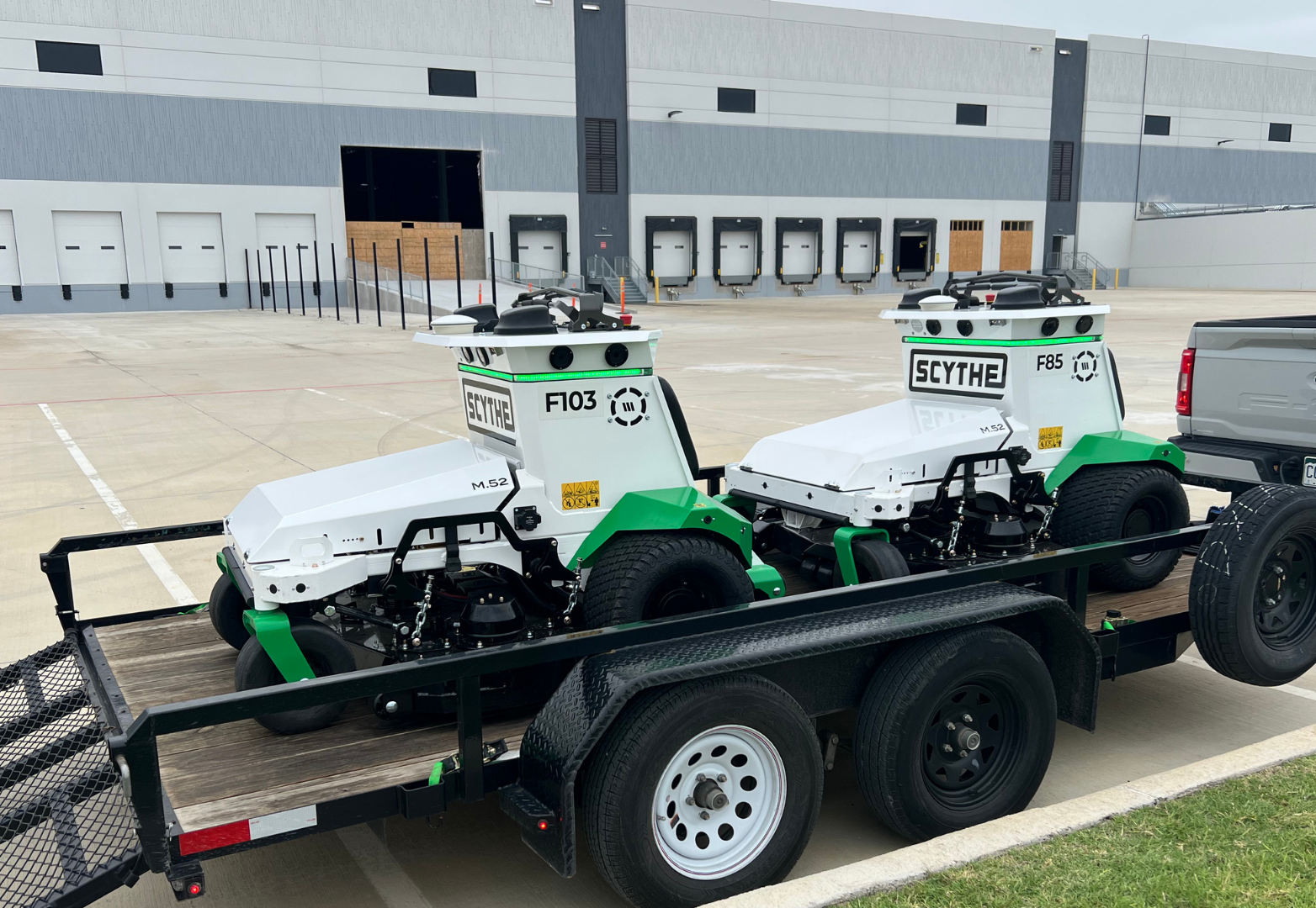 Site Landscape Developments Automatic Scythe robotic mowers