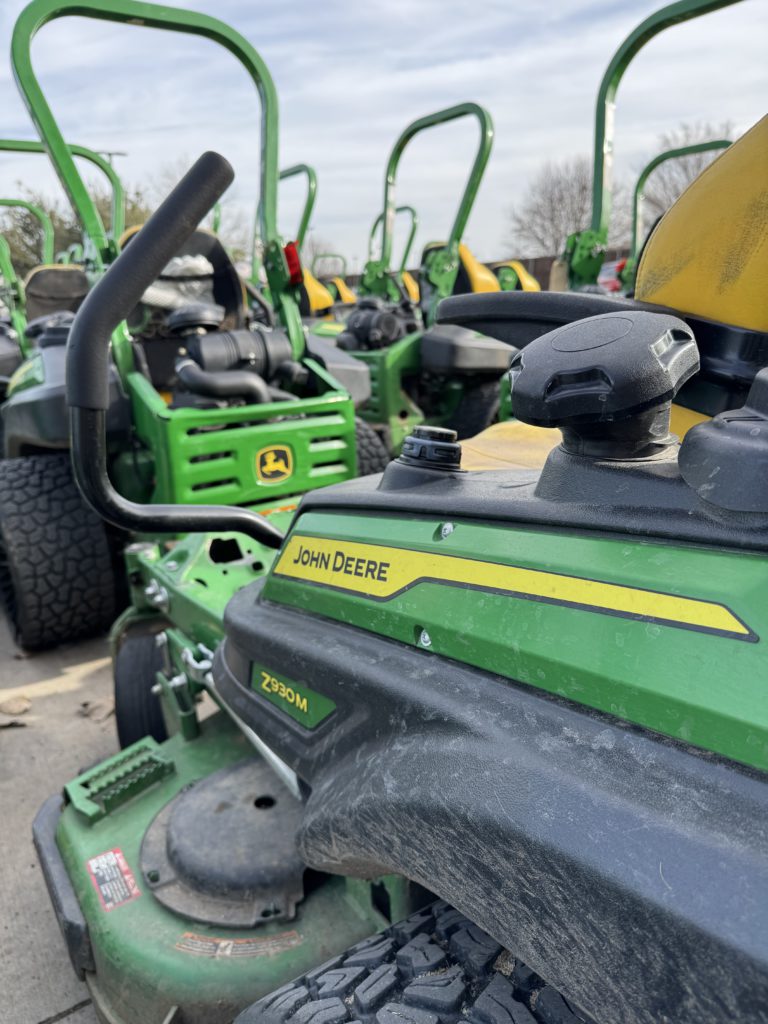 Site Landscape Developments fleet of John Deere mowers